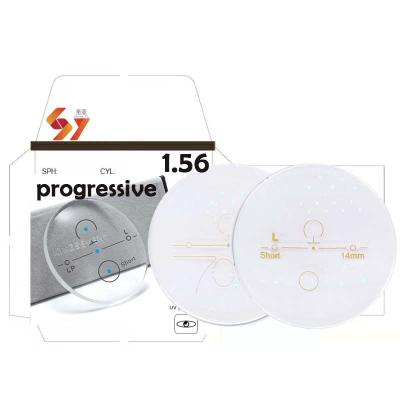 China Lens 1.56 HMC Lenses Factory Manufacturers CR39 Optical Progressive Lenses Spectacle Lenses Progressive Progressive Lenses Optics Lens 1.56 for sale