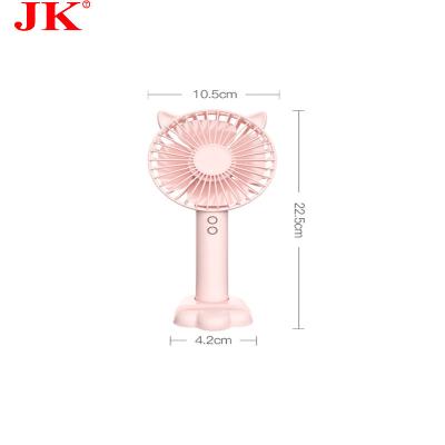 China New portable mini USB Rechargeable Fan Mini Standing Folding Desktop Fan Custom Powerful Usb for sale