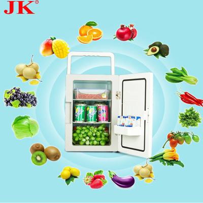 China New 12v Car Fridge 18L Thermoelectric Upright Portable Car Home Mini Promotional Dual Function Refrigerator for sale