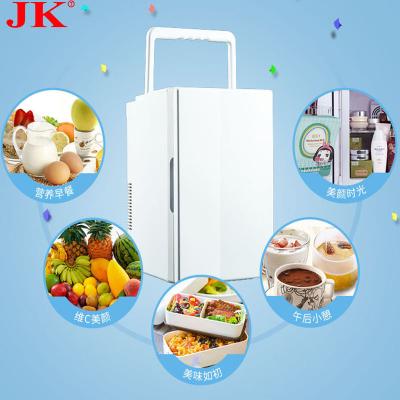 China New 18L THERMOELECTRIC Mini Fridge Promotional Refrigerators for Cars and Homes Stand Plastic Portable Mobile Fridge for sale