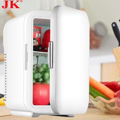 China New 10L THERMOELECTRIC mini fridge for car dormitory home use mini fridge cheap electronic dual heating function mini fridge for sale