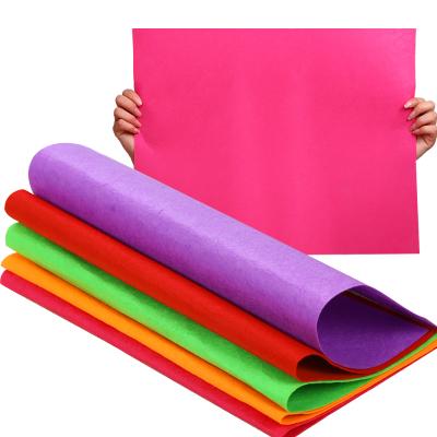 China Anti Pill Felt Fabric Sheet Assorted Color DIY Felt Fabric Craft For Kid Nonwoven Craft 50*40cm Educational Toys for sale