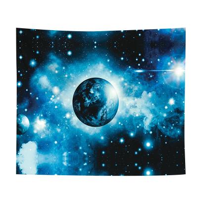 China Custom Twill Sunset Nature Tapestry Fabric Logo Printing Polyester Fabric Living Room Home Decor Wall Hanging Tapestry for sale