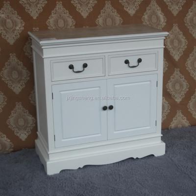 China Solid Wood Modern White Drawer Storage European Style Lacquer Buffet Design Chest for sale