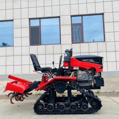 China Hotels CE Certificate Famous Cheap Farm Agriculture Multifunctional Cultivators Crawler Tractor In China for sale