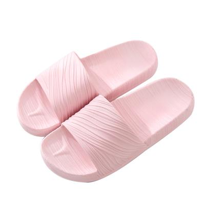 China Fashion trend men's summer home Japanese style slippers plastic wholesale indoor non-slip bath household slippers for sale