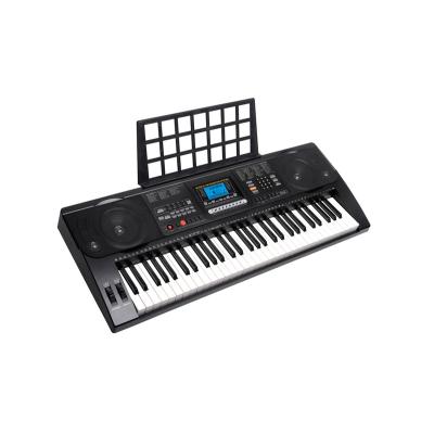 China Portable Fine Audio Input Output Audio Input 61 Key Rectangular Plastic Electric Keyboard for sale