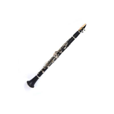 China Silver Plated Keys Customized Atmospheric Black Metal Wholesale Affordable 17 Key Bb Alto Clarinet for sale