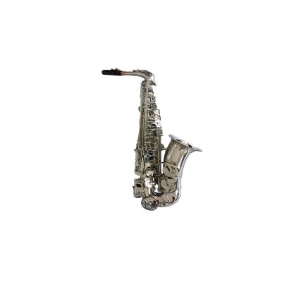 China Lacquer Fine Production Alto Saxophone Cheap Silver Nickel Plated Nordic Style for sale