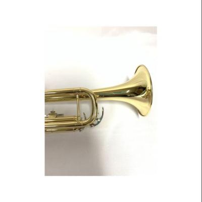 China Lacquer Environmental Friendly Minimalist Style Lacquer Brass Bell Colored Cheap Trumpet for sale