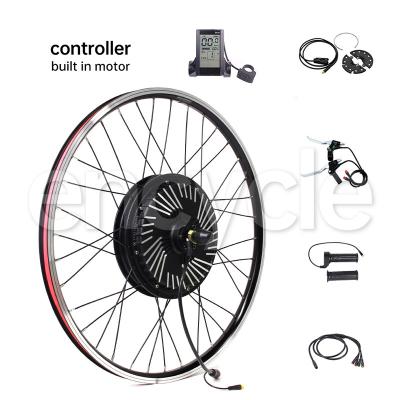 China built in controller ebike conversion kit 1000w 48v rear hub motor e bike waterproof electric bike kit with 20