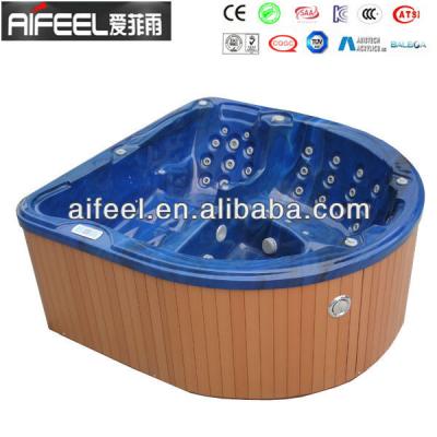 China Semicircular acrylic spa tub or round hot tubs made by aristech acrylic for sale