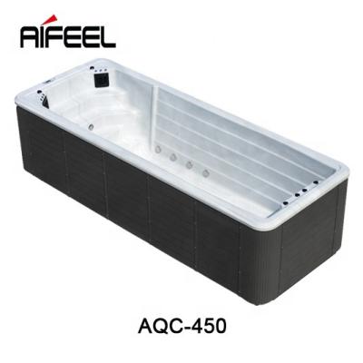 China Outdoor Computer Control Spa Acrylic Endless Whirlpool Pool for sale