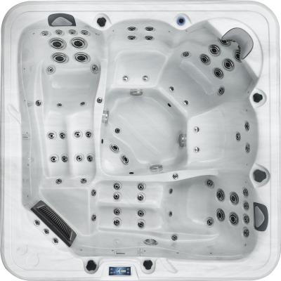 China Balboa Manufacturer Modern Outdoor Massage 4-5 Person Spa 2 Seats Lounges+3 Bathtub Hot Tub Spa AK720-2P for sale