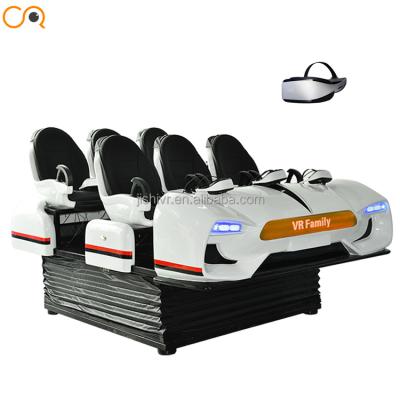 China JISHI VR 9D VR Cinema 6 Seats 6Dof Electric Motion VR Chair 5kw 110V/220V/380V Te koop