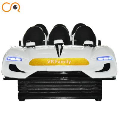 China Jishi Arcade Game 9D VR Cinema 360 Degree Helmet 6 Seats 0.8KW 6 seats à venda