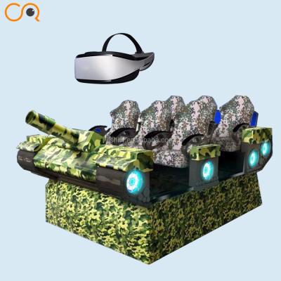 中国 9d Virtual Reality Electronic 6 Dof 9d Tank Cinema VR Simulator Game Machine 販売のため