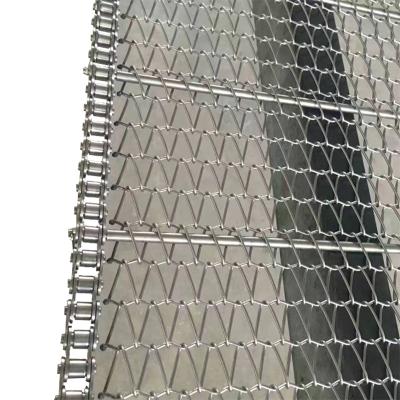 China Heat Resistant Stainless Steel Wire Mesh Conveyor Chain Chain Conveyor Belt for sale