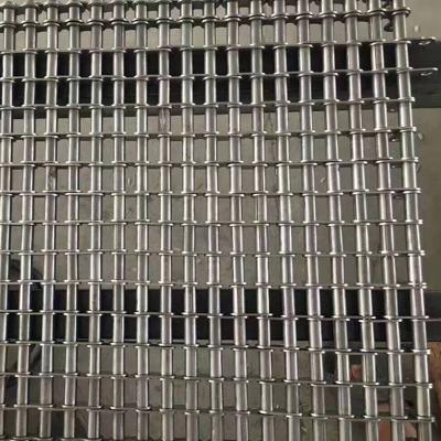 China Heat Resistant Stainless Steel Wire Mesh Belt Conveyor Mesh Belt For Food Cooling for sale