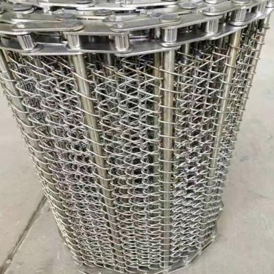 China Food Industry Stainless Steel Conveyor Belt Wire Mesh Heat Resistant Heat Resistant Flat Belt for sale