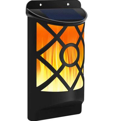 China Solar Garden Lamp 66 Led Outdoor Light Outdoor Solar Flame Wall Street Light Solar Garden Lantern for sale