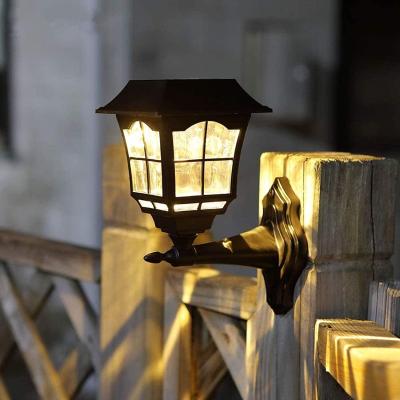 China Classic Solar Light Outdoor Garden Decoration Lamp Lantern Wall Solar Garden Yard Light Led Garden Lights For Sale for sale