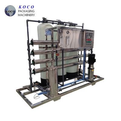 China Pure Water Treating KOCO 2T Borehole Water Treatment System / RO 2000 LPH Water Purifier / Aquaguard Salt Water Treatment for sale