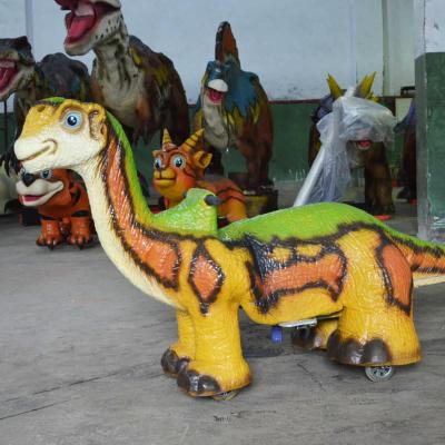 China Museum Dino World Coin Operated Kiddie Dinosaur Ride For Sale for sale