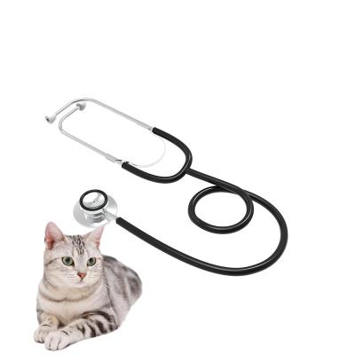 China Pet Cat Dog Plastic Stethoscope Multi Color SC21-VET Optional Animal Stethoscope for sale