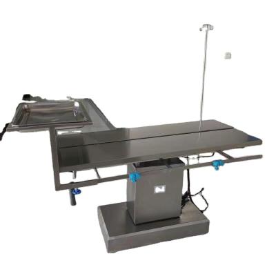 China Hosptial& V shape electric lifting clinic veterinary clinics operating table animal pet surgical table for sale