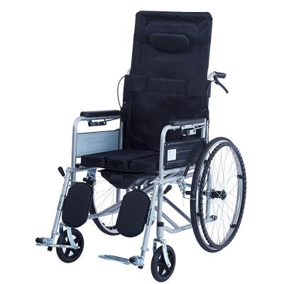 China Help the elderly and the disabled take care of themselves full folding backrest wheelchair lying multiple Wheelchairs for the elderly for sale