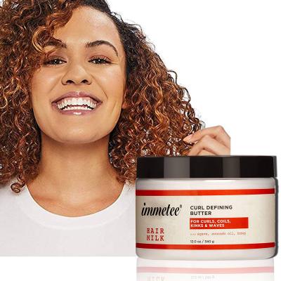 China Organic Private Label Curling Cream Anti-Frizz Hair Curl Cream Strong Hold Hair Cream For Women Styling for sale