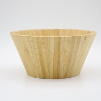 China Sustainable Natural And Environmentally Friendly Bamboo Salad Bowl Can Be Simple Family Essential And Convenient Customized for sale