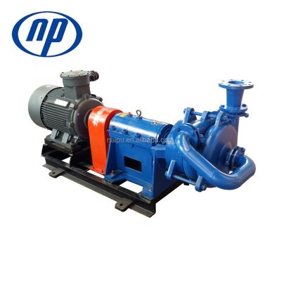 China Naipu ZJE Coupling Corrosion Resistant Horizontal Direct Feeding Filter Press Slurry Pump for sale