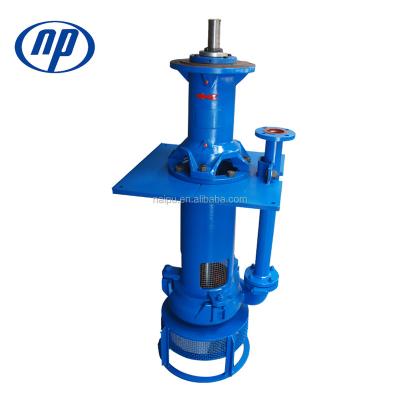 China DC 100ZJL Corrosion Resist Mud Suction Sump Shafts Pump For Paper Mill Waste for sale