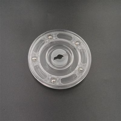 China Small Clear Plastic Turntable Lazy Susan AS-1 Low Noise Rotary Bearings for sale