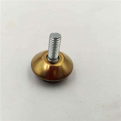 China Table Gold Brass Screw 32mm End Caps For Furniture Feet Chair Leg TLS-103 for sale