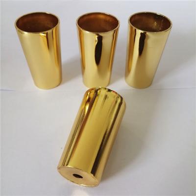 China Modern Gold Tips for Table Leg Metal Chair Leg End Olives Feet Top Sockets for sale