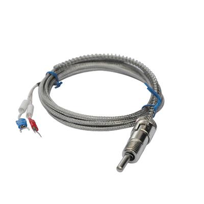 China 1M 400 K Type Mini Connector Thermocouple 1/2 NPT Boiler Temperature Sensor for sale