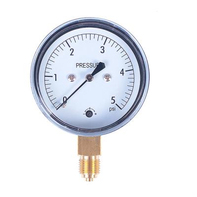 China Niederdruck-Vakuum 100MM 4in 5-P-/inniedriges Manometer 1/8 BSPT zu verkaufen