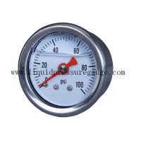 China 100psi Fuel Liquid Filled Pressure Gauges 40mm For Automative Replacement for sale