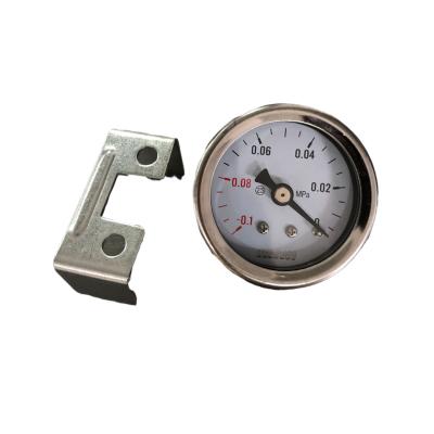 China 2 Inch Dial Medical Pressure Gauges 50MM Back Mount With U Shelf for sale