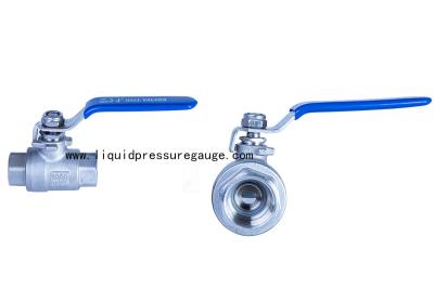 China Stainless Steel BSP Instrument Manifold 2 PC Ball Valve 1/4 NPT Female To Female for sale