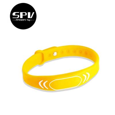 China NFC Wristband ID Waterproof / Waterproof Programmable Waterproof Wristbands For Swimming for sale