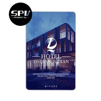 China Waterproof / Waterproof SPVRFID Chip Card Blank Printable NFC Hotel Key S50 for sale