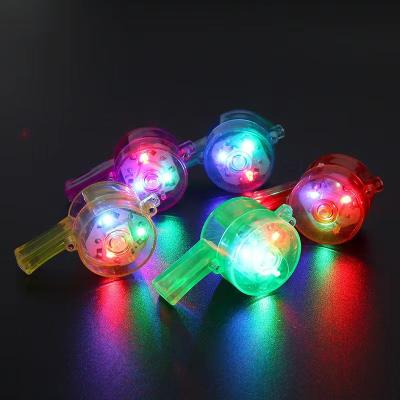 China Flashing Led Toys Factory direct sales Led flash whistle lighting refueling whistle making noise toys for sale