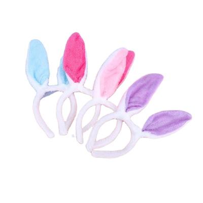 China Flashing Led Toys LED hair band toy children's birthday Christmas Halloween luminous plush rabbit ear headdress party decoration gift for sale