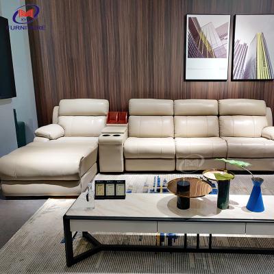 China Durable Leathe Office Room Furniture Wholesales Luxury Modern Executive Genuine Living Room Sofa for sale