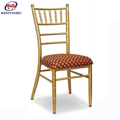 China Modern Gold Frame Royal Aluminum Outdoor Wedding Chairs for sale