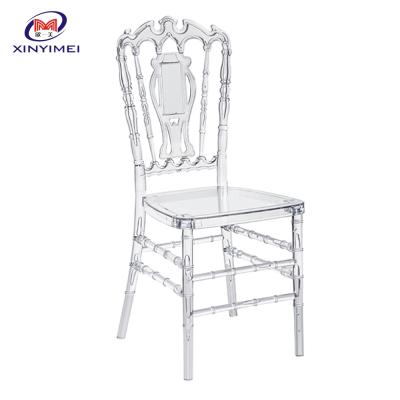 China Modern Stacking Transparent Resin Castle Chair for sale